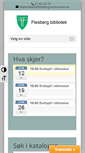Mobile Screenshot of flesbergbibliotek.no
